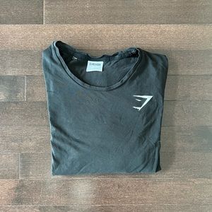 Black Gymshark Longsleeve Tee Size M